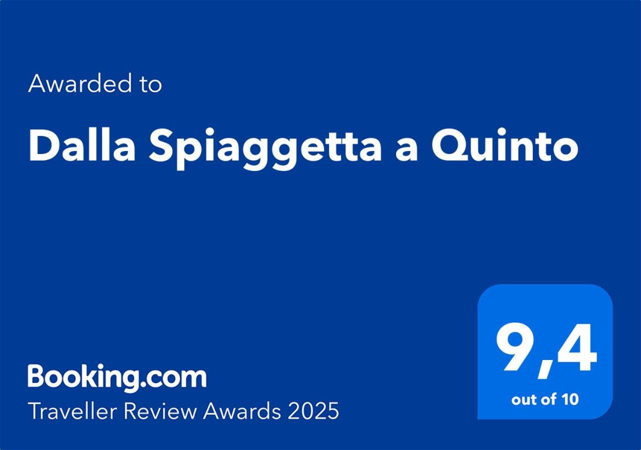 Dalla Spiaggetta A Quinto เจนัว ภายนอก รูปภาพ